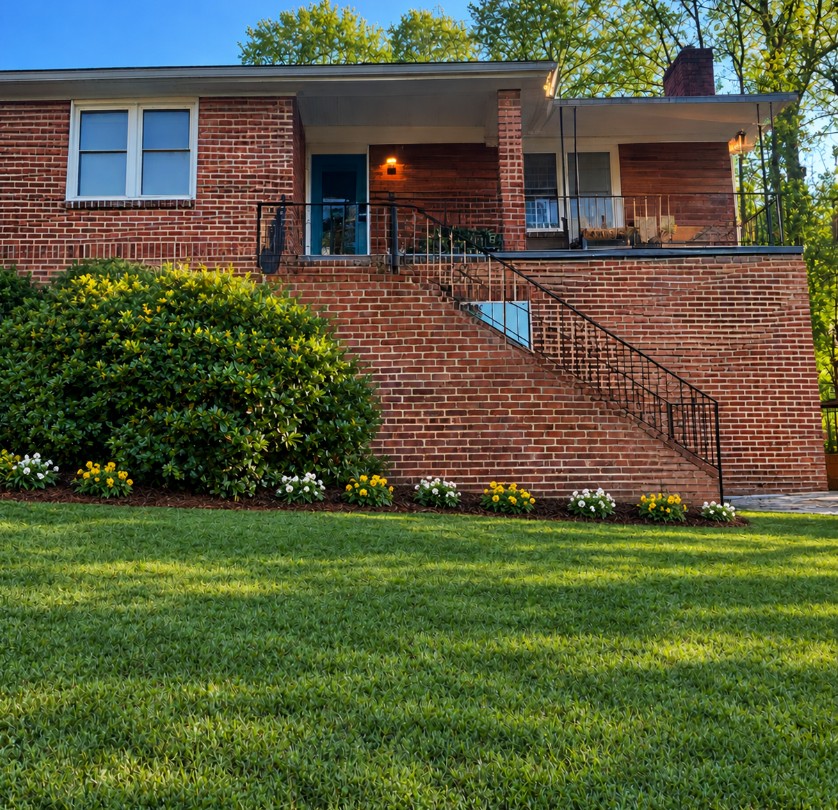 A brick house in Atlanta that Tobars Dobbs rents by the room.